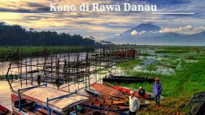 Kano di Rawa Danau di Banten