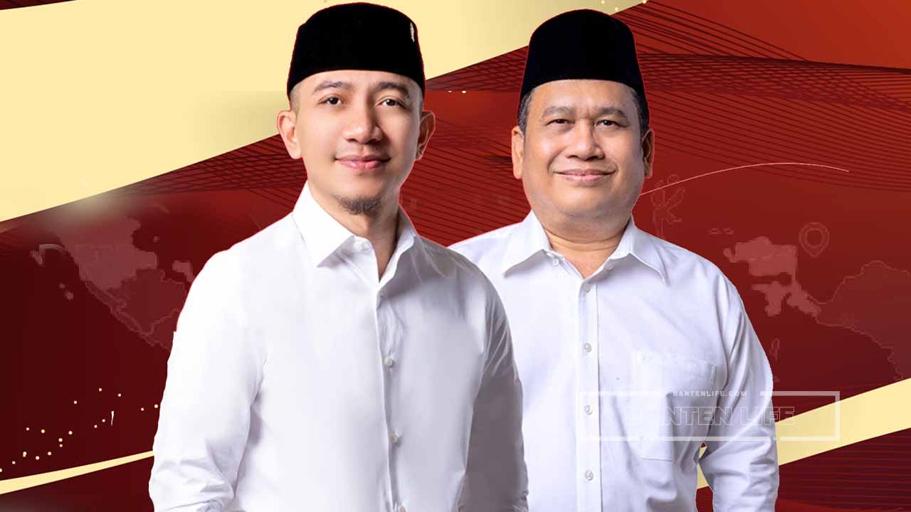 Bupati Terpilih Lebak Banten Hasbi Jayabaya dan Amir Hamzah