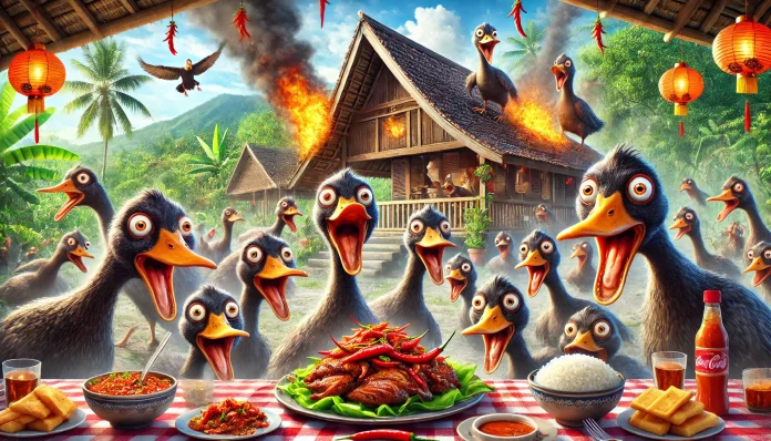 bebek carok serang
