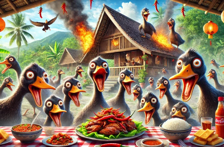 bebek carok serang