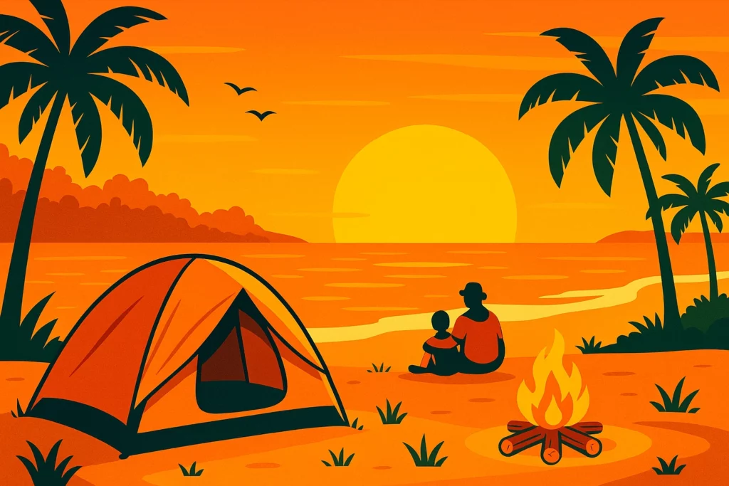 Camping Tepi Pantai Banten