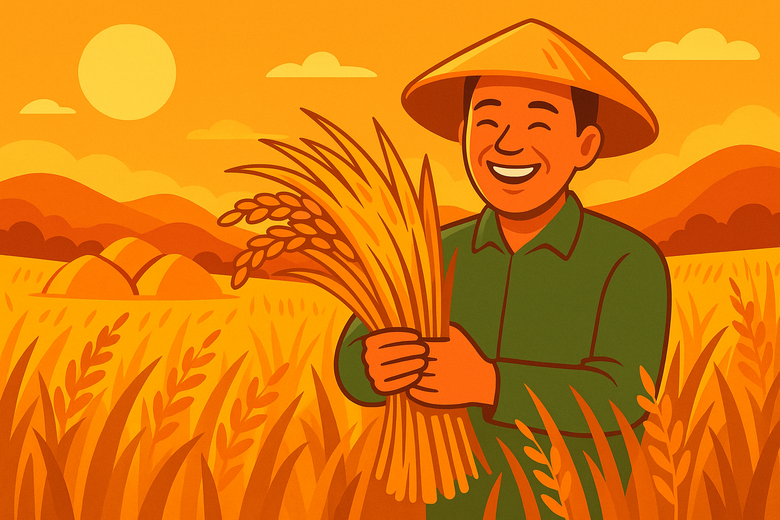 Petani Banten Gabah Naik Drastis