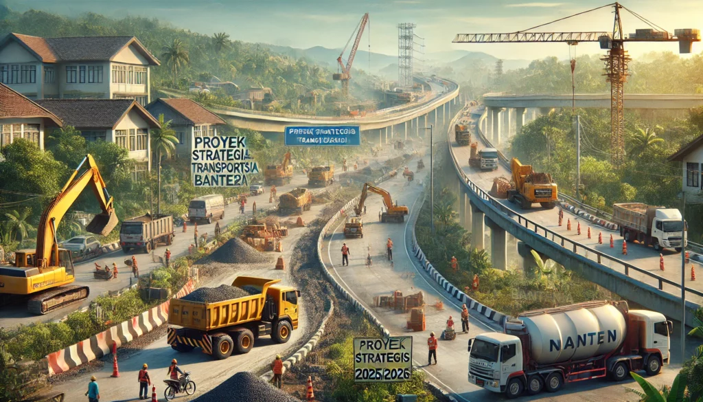 Proyek Strategis Transportasi Banten Menghadirkan Pembangunan Besar Untuk Mobilitas Modern Dan Penguatan Konektivitas Antarwilayah 2025