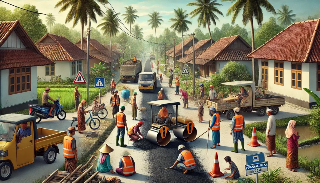 Perbaikan Jalan Desa Banten Mendorong Mobilitas Ekonomi Dan Pembangunan Modern Yang Lebih Merata Di Wilayah Pedesaan