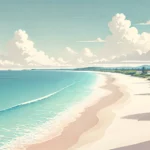 Pantai Pasir Putih di Banten Destinasi Liburan Tropis dengan Laut Biru dan Akses Mudah