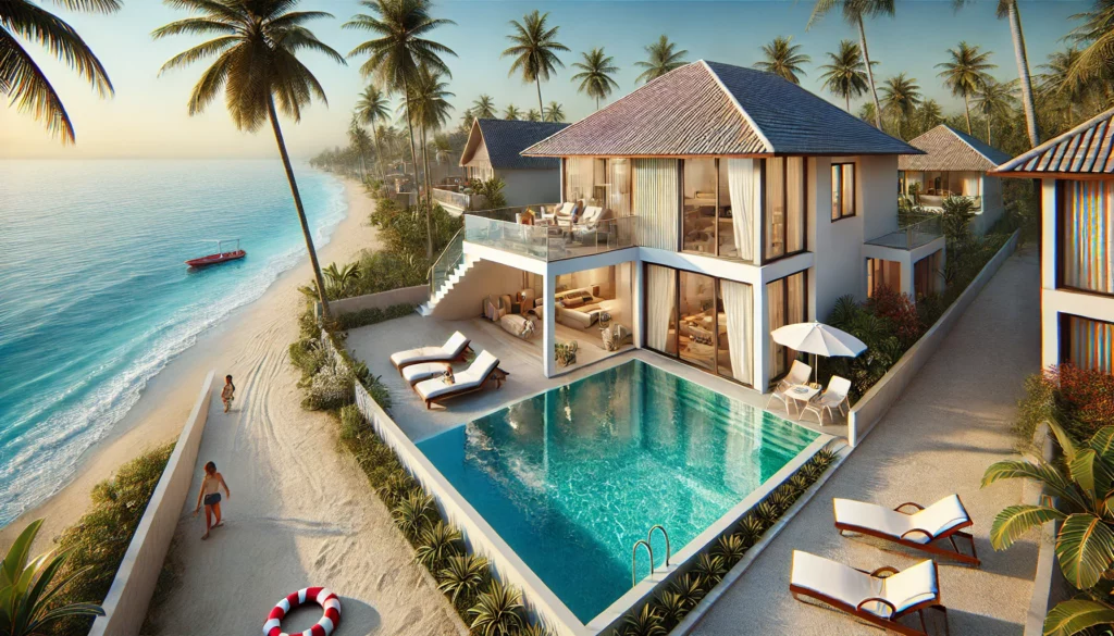 Villa Murah Carita Untuk Keluarga Rekomendasi Penginapan Nyaman Pinggir Pantai dengan Harga Terjangkau