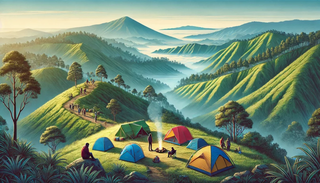 Camping di Gunung Karang Pandeglang Jadi Favorit Wisata Alam Banten dengan Panorama Sejuk