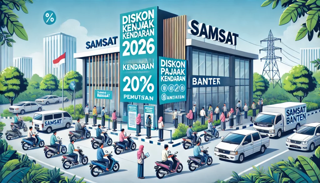 Diskon Pajak Kendaraan Banten 2026 Info Lengkap Pemutihan Jadwal dan Cara Bayar