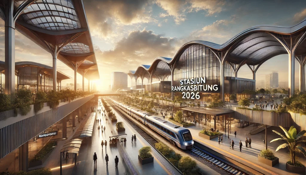Wajah Baru Stasiun Rangkasbitung 2026 Modern Megah Transformasi Besar Transportasi Banten