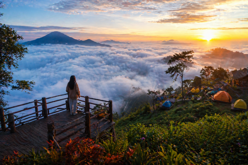 Wisata Negeri Di Atas Awan Banten Destinasi Alam Viral Dengan Pemandangan Spektakuler