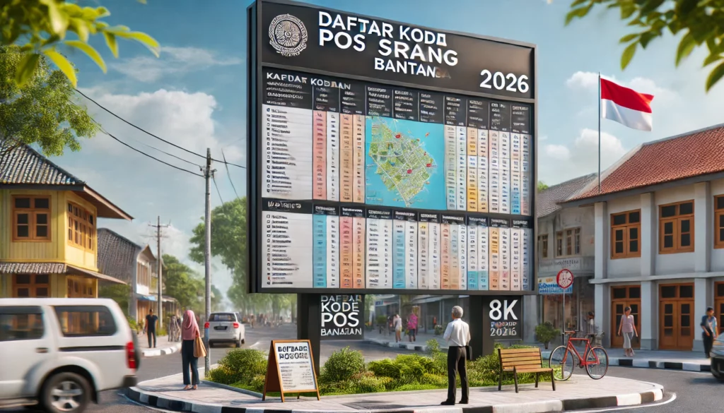 Kode Pos Kota Serang Banten Lengkap Semua Kecamatan Terbaru Dan Akurat