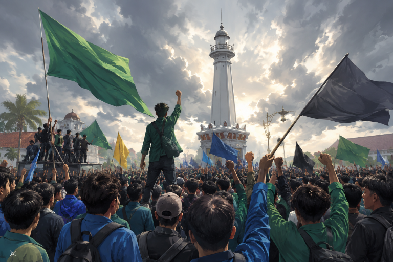 Aksi BEM Banten 27 Agustus