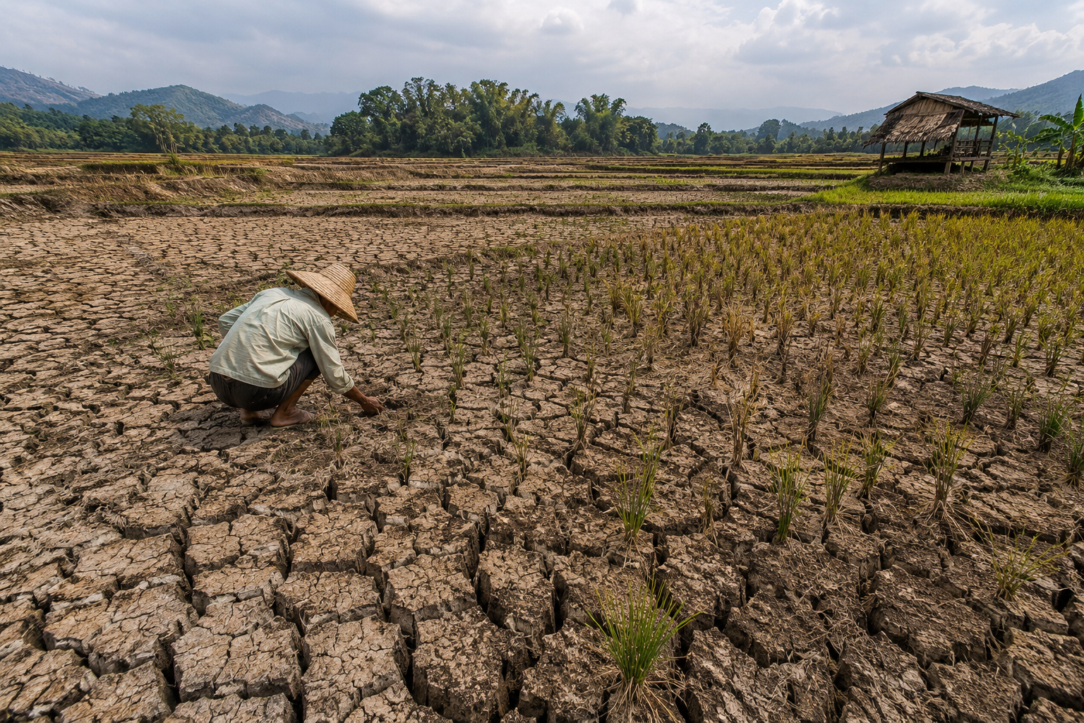 Kekeringan Sawah Lebak Banten Semakin Parah