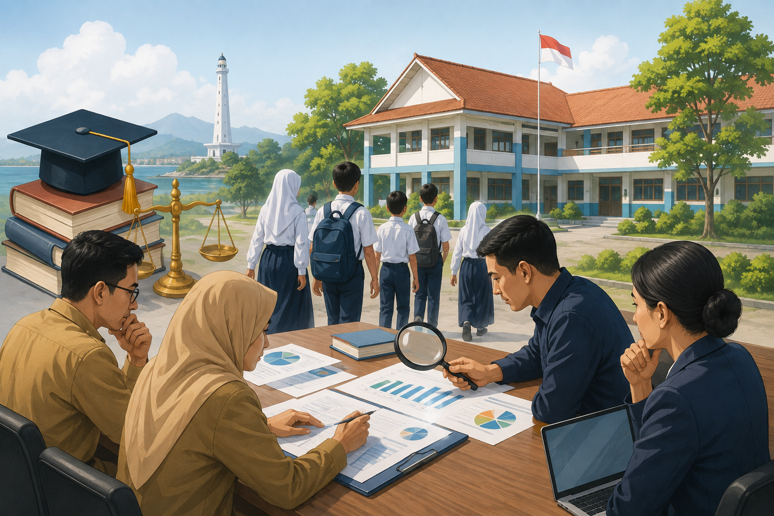 Sekolah Gratis Banten Dievaluasi
