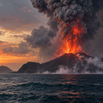 Erupsi Anak Krakatau Banten Hari Ini