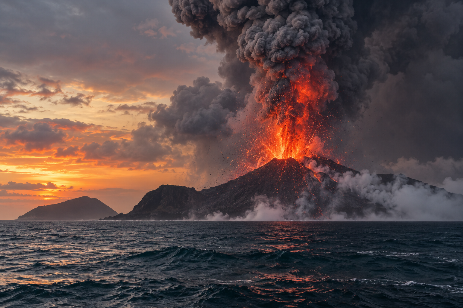 Erupsi Anak Krakatau Banten Hari Ini