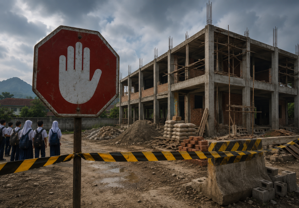 Proyek Sekolah Padarincang Banten Disetop
