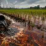 Sawah Serang Diduga Tercemar Limbah B3