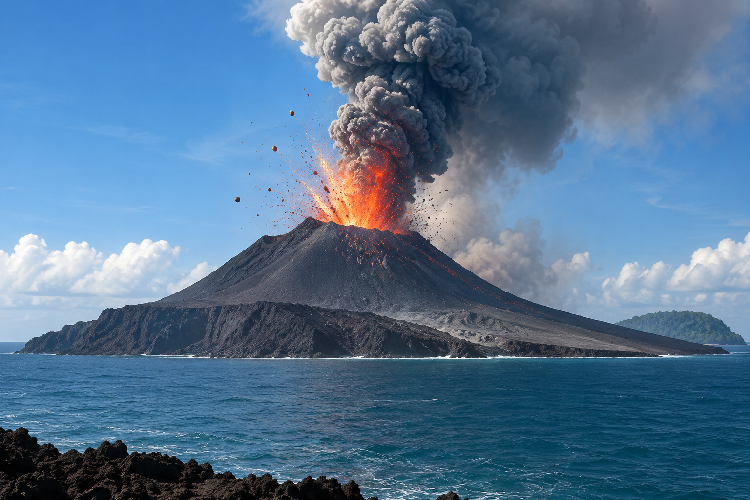 Update Aktivitas Gunung Anak Krakatau