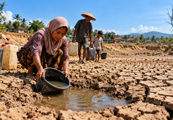 Warga Banten Terdampak Kekeringan