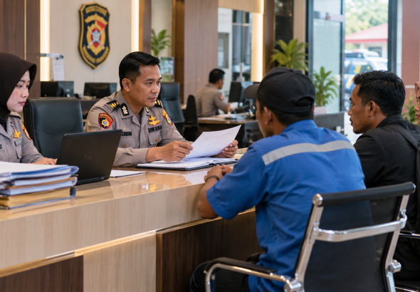 Desk Laporan Buruh Polres Cilegon