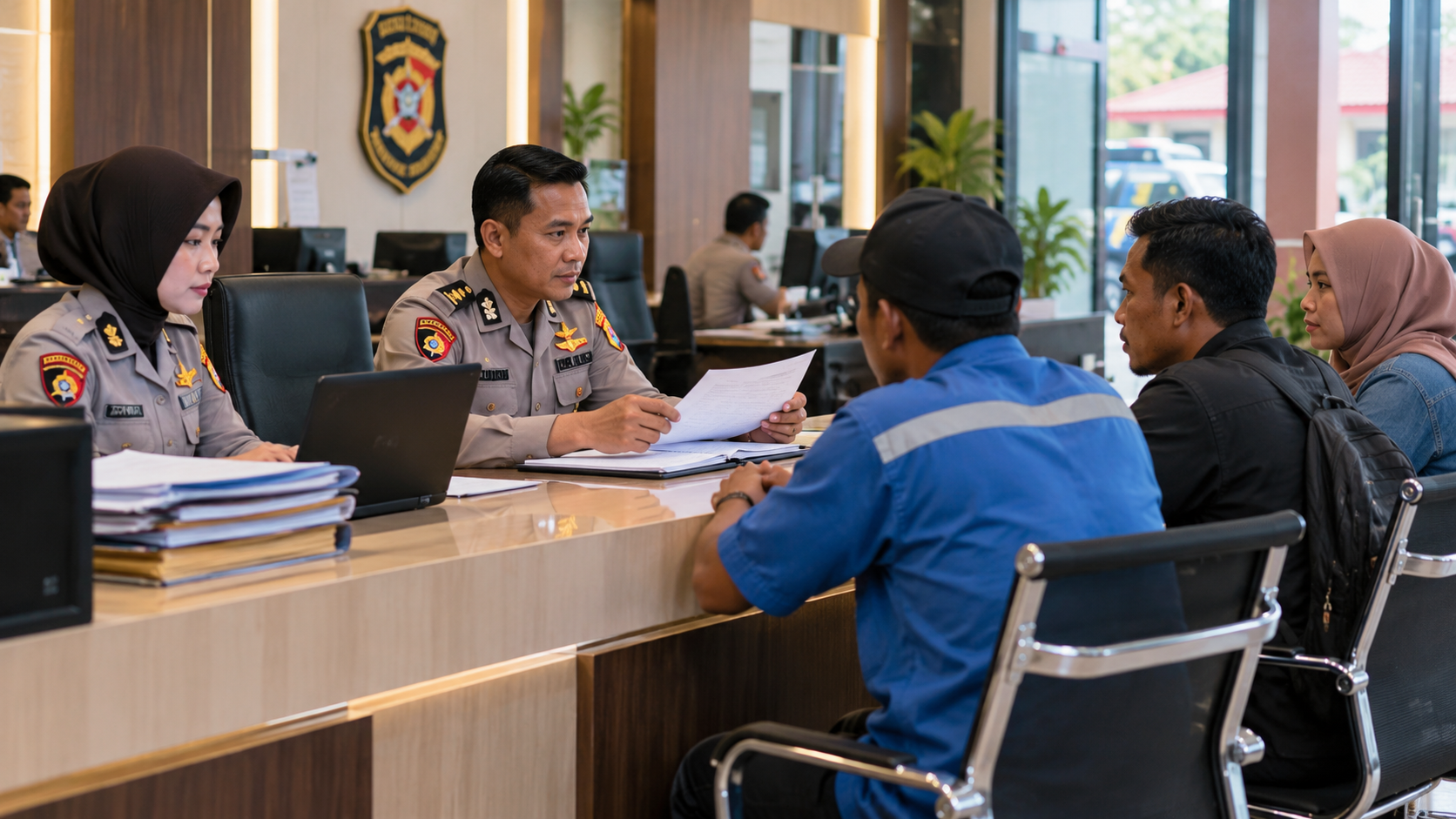 Desk Laporan Buruh Polres Cilegon