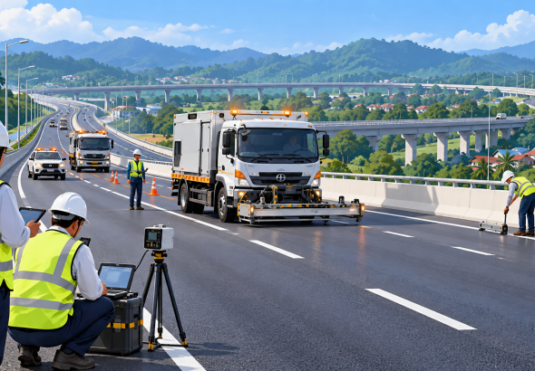 Uji Laik Fungsi Tol Rangkasbitung
